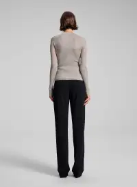 Fisher Fine Lurex Cardigan(Light Gold,XS)