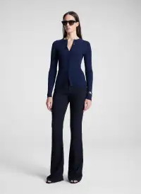 Fisher Fine Cotton Cardigan(Navy,XS)