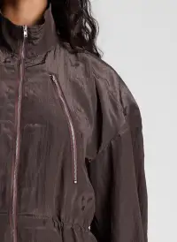 Gavin Taffeta Jumpsuit(Deepest Brown,XS)