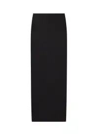 Greta Satin Maxi Skirt(Black,XS)