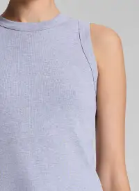 Hadley Cotton Rib Tank(Grey Melange,XS)