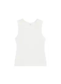 Hadley Cotton Rib Tank(White,XS)