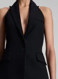 Alexa Tailored Vest(Black,00)