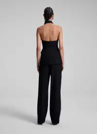 Alexa Tailored Vest(Black,00)