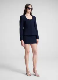 Irene Cotton Boucle Jacket(Deep Navy,00)