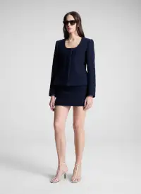 Irene Cotton Boucle Jacket(Deep Navy,00)