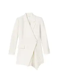 Juliet Pleated Blazer Dress(Daikon,00)
