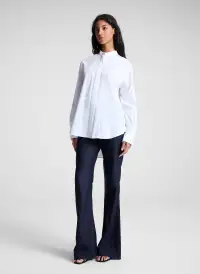 Katherine Cotton Shirt(White,00)