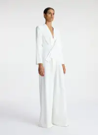 Kieran II Wide-Leg Jumpsuit(White,00)
