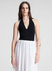 Lila Knit Bodysuit(Black,XS)