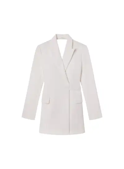 Mara Open Back Blazer Dress(Pearl,00)