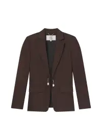 Mel Pearl Embellished Jacket(Dark Carob,00)