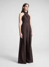 Murphy II Wide Leg Jumpsuit(Dark Carob,00)