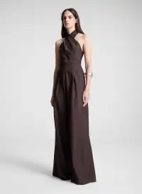 Murphy II Wide Leg Jumpsuit(Dark Carob,00)