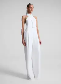 Murphy II Wide Leg Jumpsuit(White,00)