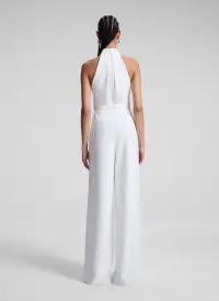 Murphy II Wide Leg Jumpsuit(White,00)