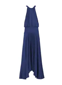 Renzo II Satin Pleated Dress(Riviera,00)