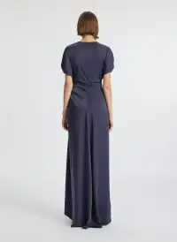 Nadia Satin Gown(Evening Blue,00)