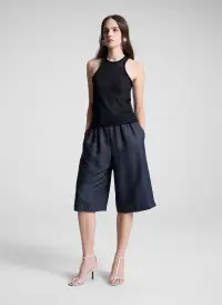 Nelly Open Knit Tank(Midnight,XS)
