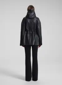 Nolan Leather Coat(Black,XS)