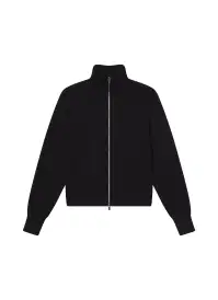 Oliver Knit Zip Cardigan(Black,XS)