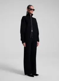 Oliver Knit Zip Cardigan(Black,XS)