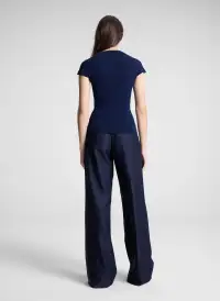 Parker Fine Cotton Cardigan(Navy,XS)