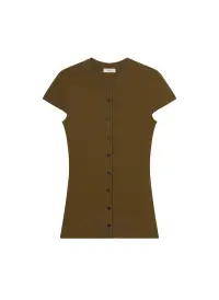 Parker Fine Cotton Cardigan(Hazel,XS)