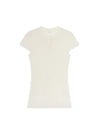 Parker Fine Cotton Cardigan(Bright White,XS)
