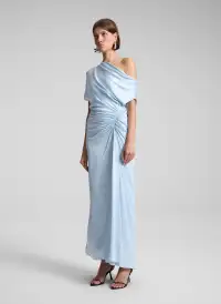 Penny Satin Maxi Dress(Cascade,00)