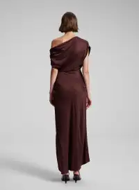 Penny Embellished Satin Maxi Dress(Ganache,00)