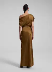 Penny Satin Maxi Dress(Mocha,00)