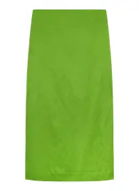 Phoebe Satin Midi Skirt(Lily Green,00)