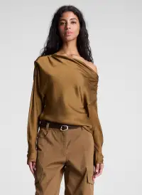 Piper Satin Top(Aged Bronze,00)