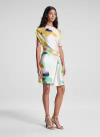 Poppy Satin Mini Dress(Floral Multi,00)