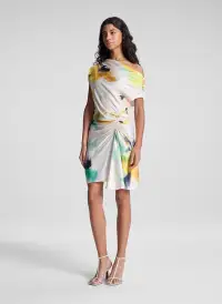 Poppy Satin Mini Dress(Floral Multi,00)