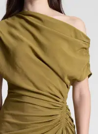 Poppy Linen Mini Dress(Hazel,00)