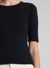 Rory Rib Tee(Black,XS)