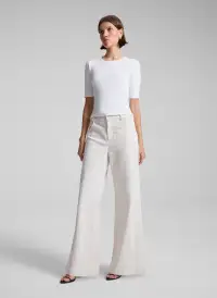 Rory Rib Tee(White,XS)