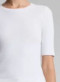 Rory Rib Tee(White,XS)