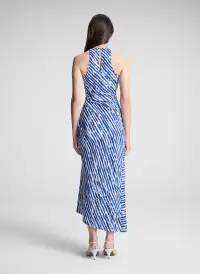 Ruby Striped Midi Dress(Navy Stripe,00)