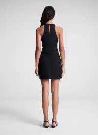 Rue Linen Mini Dress(Black,00)