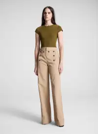 Sam Fine Cotton Knit Top(Hazel,XS)