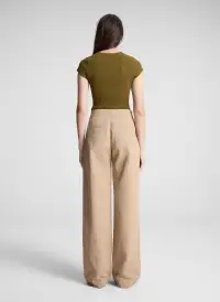 Sam Fine Cotton Knit Top(Hazel,XS)