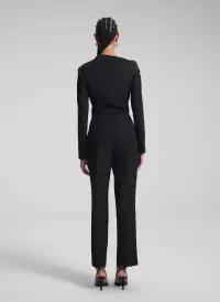 Skyla Asymmetric Jumpsuit(Black,00)