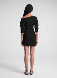 Sona Linen Mini Dress(Black,00)