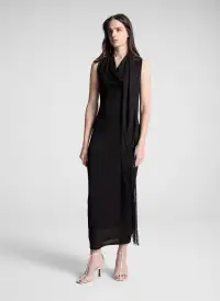 Sonya Maxi Dress(Dark Brown,XS)