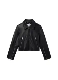 Tatum Leather Jacket(Black,00)