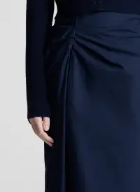 Tessa Midi Skirt(Deep Navy,00)