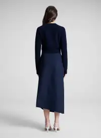 Tessa Midi Skirt(Deep Navy,00)
